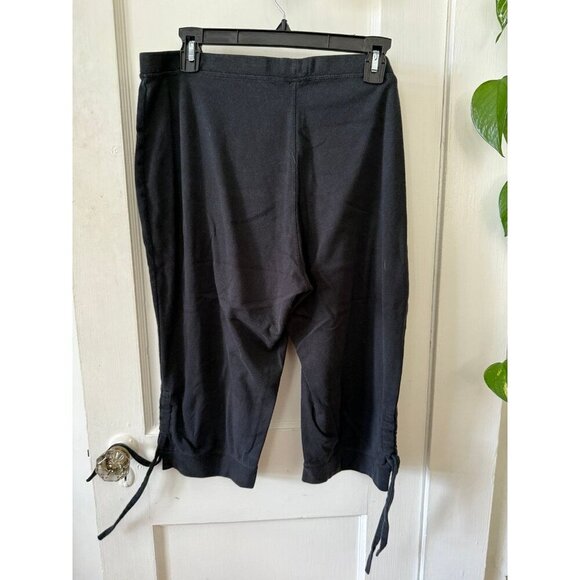 Mix & Co women’s size 2x-large black capri leggings - Picture 5 of 7